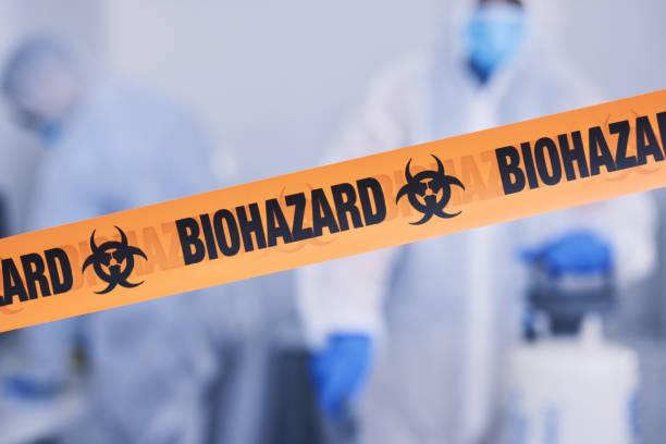 Professional Biohazard Cleanup technician working in Lockeford, CA